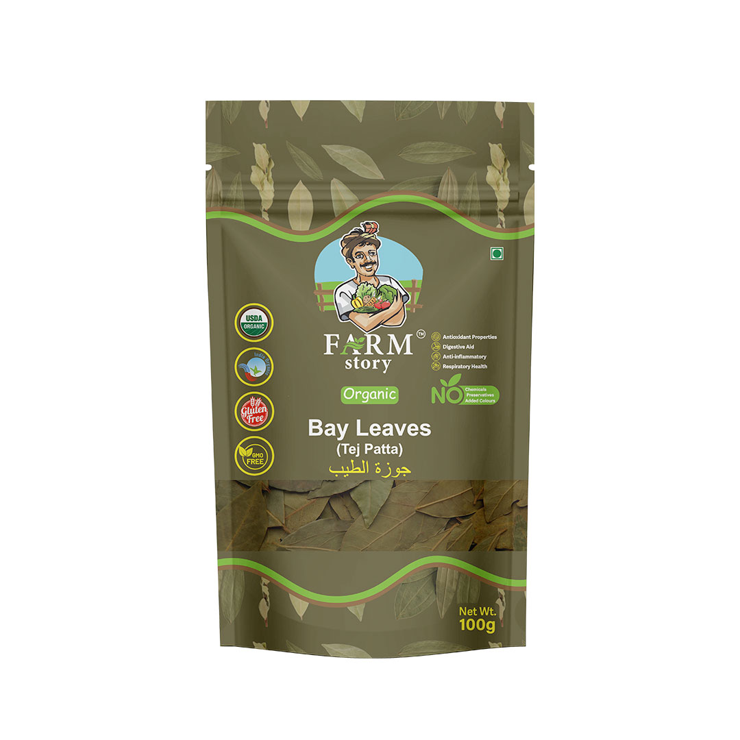 Organic Bay Leaves (Tej Patta) - 100gm